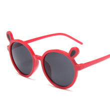 children sunglasses 2020 new arrivals trendy cute round bear ears shades uv400 plastic sun glasses girl 12007